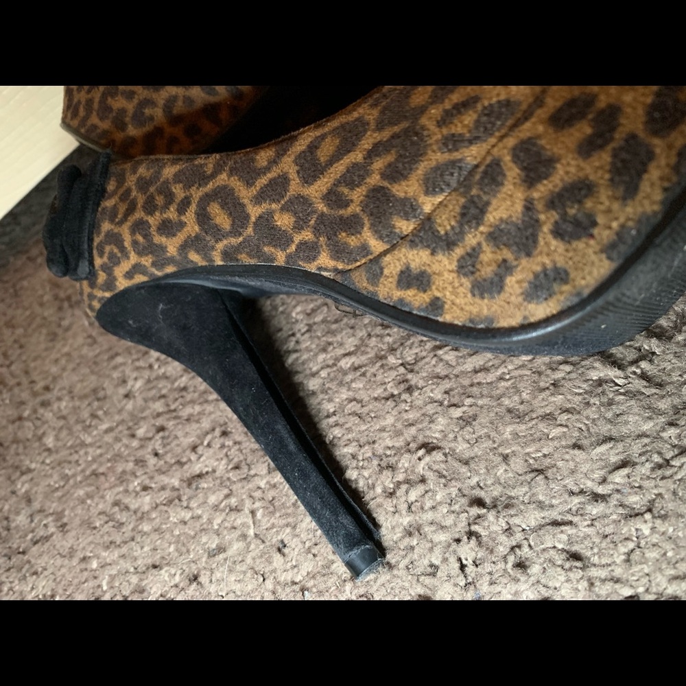 Cheetah print heels - Picture 4 of 5